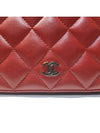 Women s A31509 Lambskin Red Timeless Classic Silver Logo Long Wallet - CHANEL - BALAAN 5