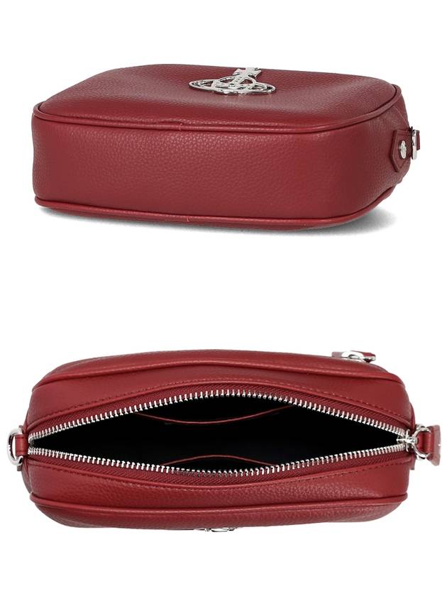 Anna Fake Leather Camera Cross Bag Red - VIVIENNE WESTWOOD - BALAAN 6