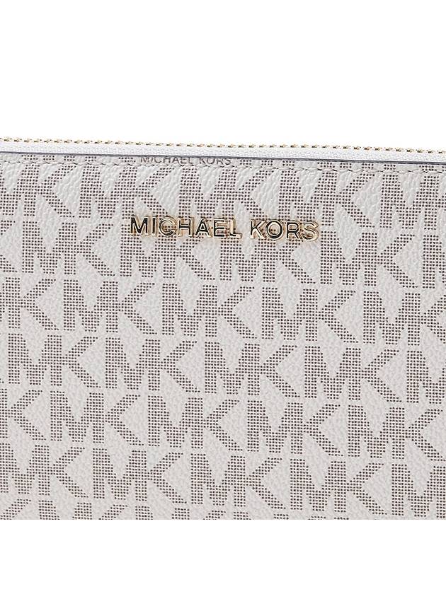 Large Logo Continental Long Wallet White - MICHAEL KORS - BALAAN 7