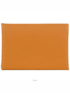 Calvi Duo Compact Card Holder Toffee B 74323 - HERMES - BALAAN 1