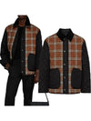 Vintage Check Quilted Jacket Brown - BURBERRY - BALAAN 2