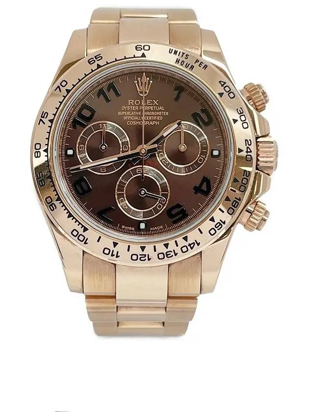 Daytona 40 rose gold box chocolate plate 3RR0016 - ROLEX - BALAAN 1