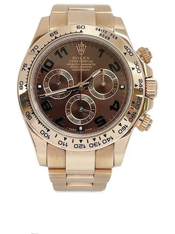 Daytona 40 rose gold box chocolate plate 3RR0016 - ROLEX - BALAAN 1