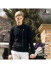 Men s Polo Collar Solid Sweater 2904GXSS BLACK - BLACK&WHITE - BALAAN 1