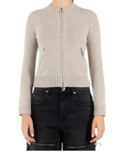 Lynda Zip Up Knit Cardigan Light Grey - ISABEL MARANT - BALAAN 2