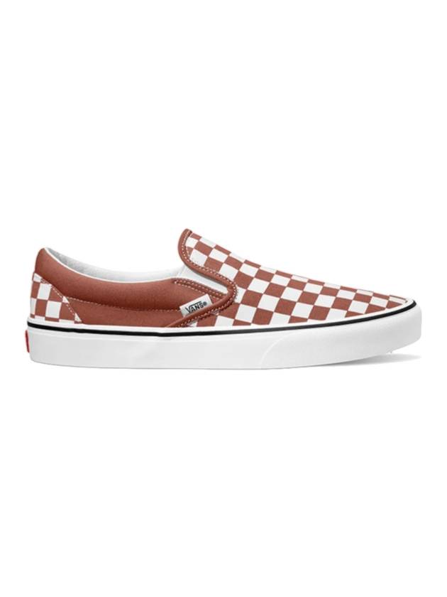 Classic Color Theory Checkerboard Slip-On Auburn - VANS - BALAAN 1