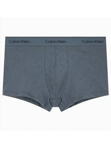 Logo Band Modern Cotton V Day Trunk Briefs Dark Blue - CALVIN KLEIN - BALAAN 1