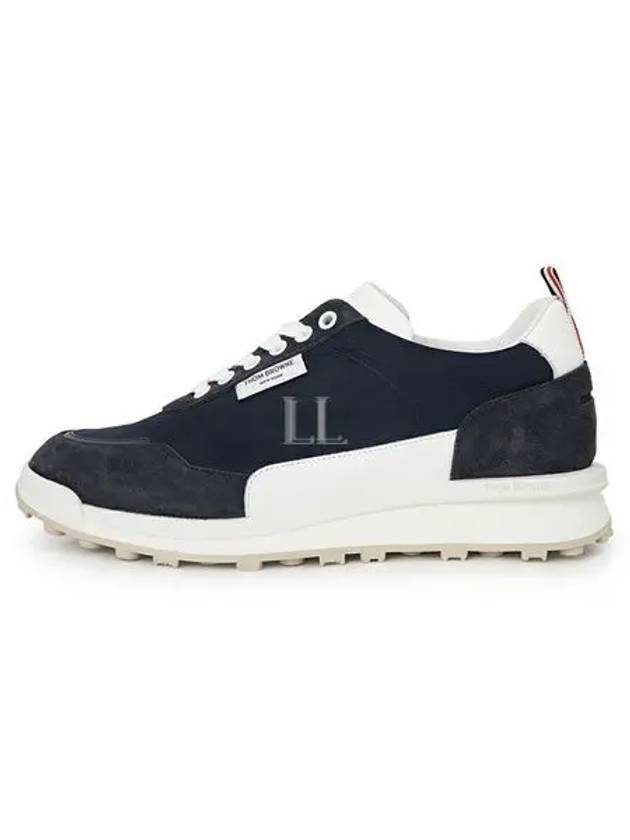 Eco Trainer Nylon Low Top Sneakers Blue - THOM BROWNE - BALAAN 2