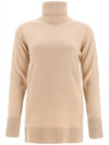 Women's Camello Chiarot Turtleneck Beige - MAX MARA - BALAAN.