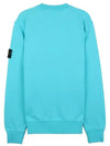 Wappen Patch Crew Neck Sweatshirt Turquoise - STONE ISLAND - BALAAN 4