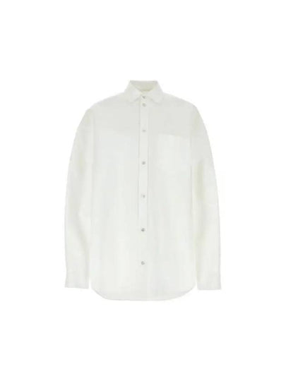 Outerwear Large Fit Shirt White - BALENCIAGA - BALAAN 2