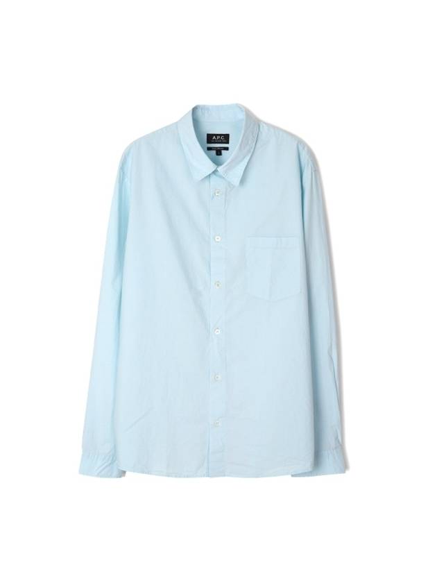 Clement Long Sleeve Shirt Pale Blue - A.P.C. - BALAAN 1