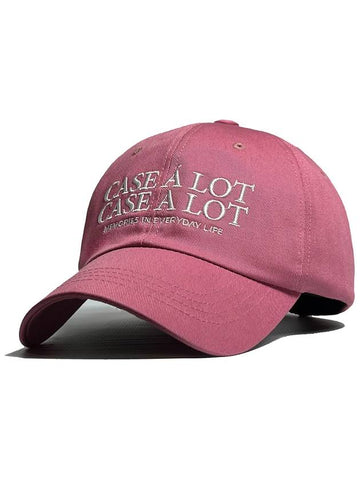 Slogan Logo Ball Cap - CASEALOT - BALAAN 1