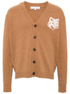 Maison Kitsune Bold Fox Head Patch Men s Intarsia Comfort Cardigan NM00508 P270 - POLO RALPH LAUREN - BALAAN 1