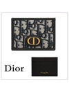 30 Montaigne Oblique Jacquard Card Wallet Blue - DIOR - BALAAN 2