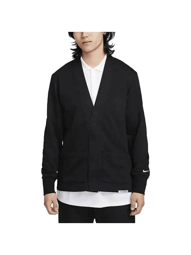 Golf Dri Fit Standard Issue Cardigan Black - NIKE - BALAAN 1