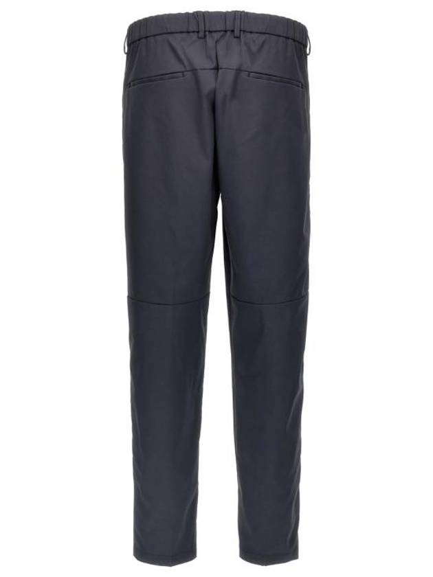 Hidden Drawcord Tapered Regular Fit Straight Pants Navy - HUGO BOSS - BALAAN 3