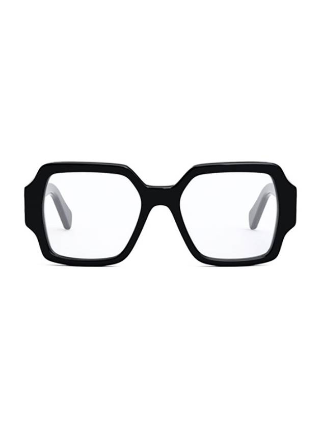 Eyewear Square Acetate Eyeglasses Black - CELINE - BALAAN 1