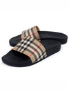 Check Furley Slippers Beige - BURBERRY - BALAAN 2