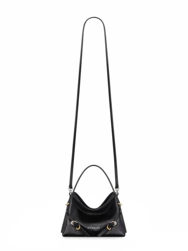 Nano Voyou Leather Cross Bag Black - GIVENCHY - BALAAN 4