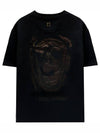 Logo Metallic Graphic Short Sleeve T Shirt Black Men s W243TS04708B TJ - WOOYOUNGMI - BALAAN 1