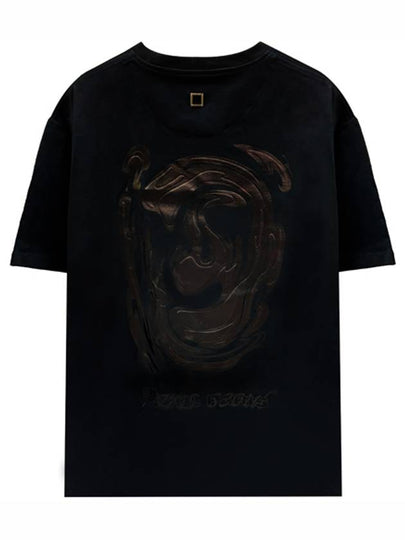 Metallic Graphic T Shirt Black W243TS04708B - WOOYOUNGMI - BALAAN 2