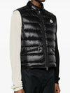 Gui Logo Patch Down Vest Black - MONCLER - BALAAN 4