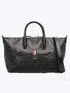 Pebble Grain Small Duffel Bag Black - THOM BROWNE - BALAAN 2