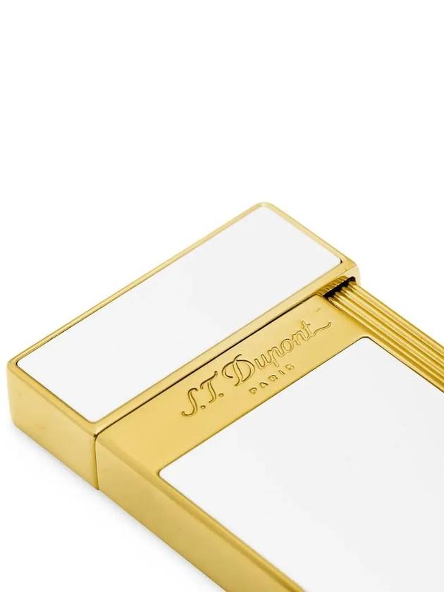 Dupont 028004 Slimy Golden White Lighter - S.T. DUPONT - BALAAN 3