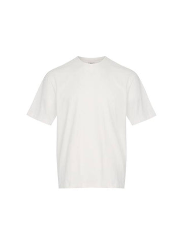 Essential Loose Fit Crew Neck Short Sleeve T-Shirt White - SOLEW - BALAAN 1