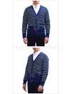 Rep Stripe Cardigan MJP020 AK9886 - THOM BROWNE - BALAAN 2