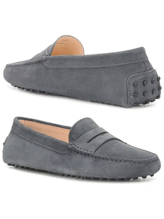 Gommino Suede Driving Shoes Dark Grey - TOD'S - BALAAN 2