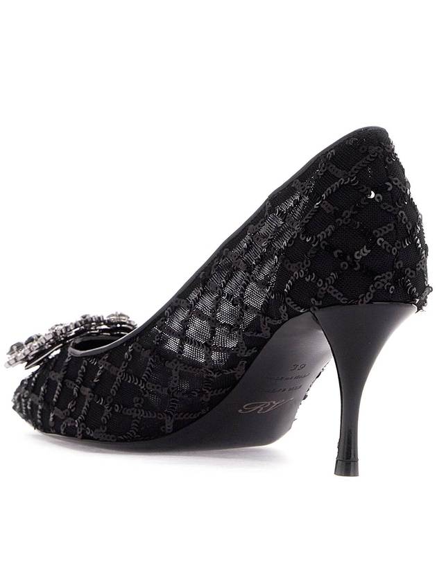 Sequin Pumps Heels Black - ROGER VIVIER - BALAAN 4