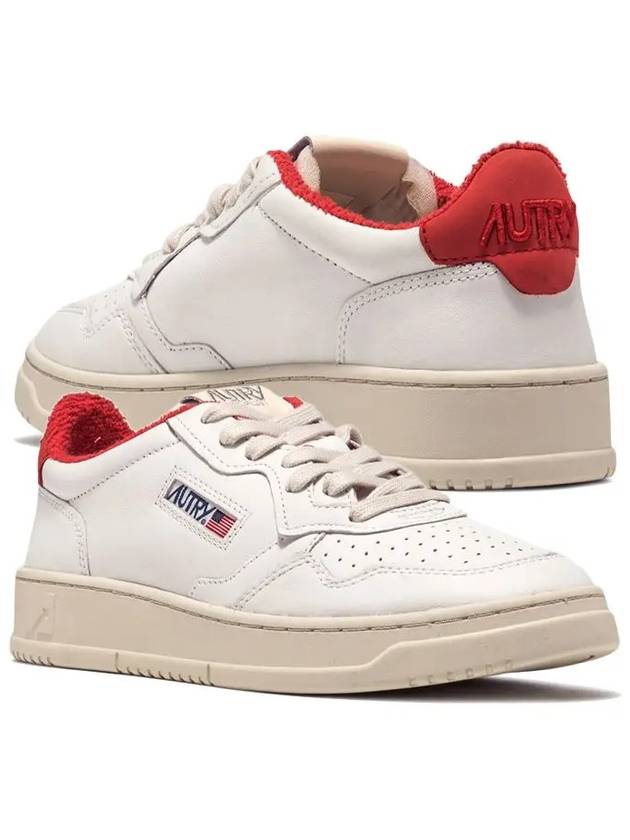 Medalist Red Tab Low Top Sneakers White - AUTRY - BALAAN 2