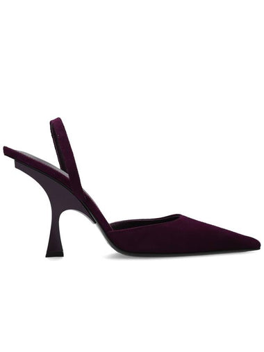 The Attico ‘Ester’ Suede Pumps, Women's, Purple - THE ATTICO - BALAAN 1