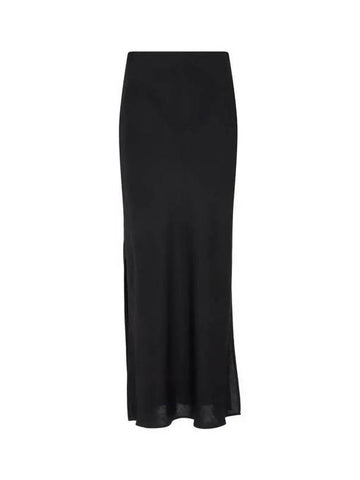 Women s Side Long Slit Banding Skirt Black 270711 - BRUNELLO CUCINELLI - BALAAN 1