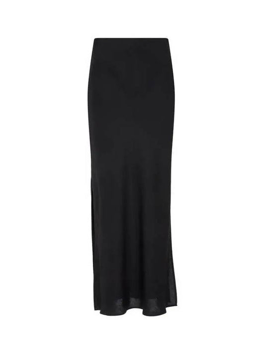 Shimaeul 8th Anniversary 10 e Point 9 8 Women s Side Long Slit Banding Skirt Black 270711 - BRUNELLO CUCINELLI - BALAAN 1