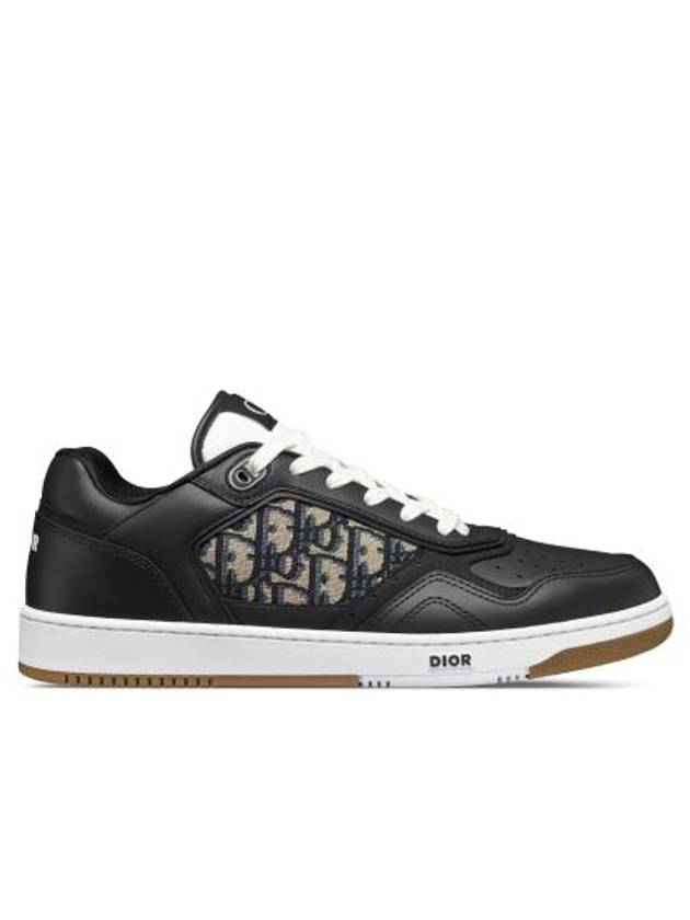 B27 Smooth Calfskin Low Top Sneakers Black - DIOR - BALAAN 3