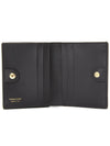 Gancini Compact Half Wallet Black - SALVATORE FERRAGAMO - BALAAN 6