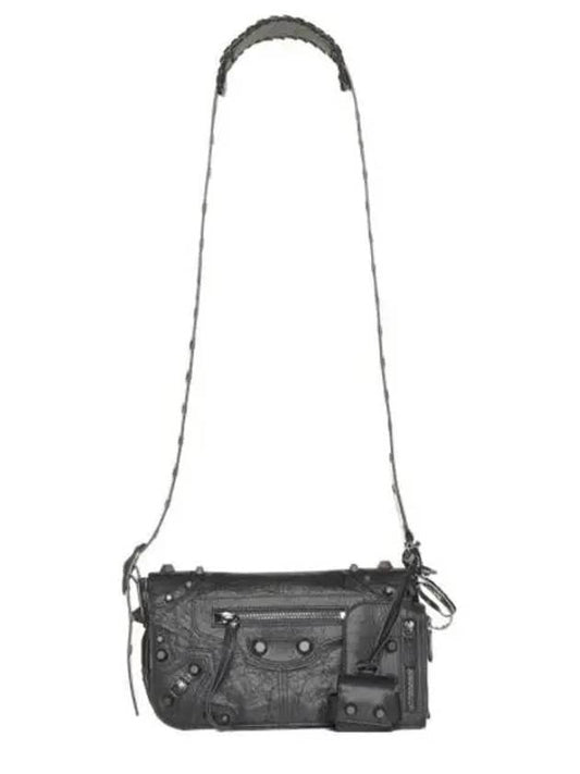 Le Cagole XS Flap Cross Bag Steel Grey - BALENCIAGA - BALAAN 2