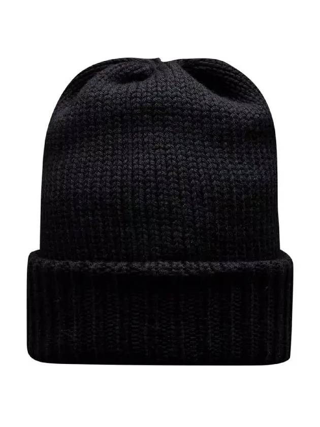 3B00016 M1131 999 Knit Beanie Black - MONCLER - BALAAN 3