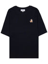 Speedy Fox Patch Comfort Short Sleeve T Shirt Black - MAISON KITSUNE - BALAAN 9