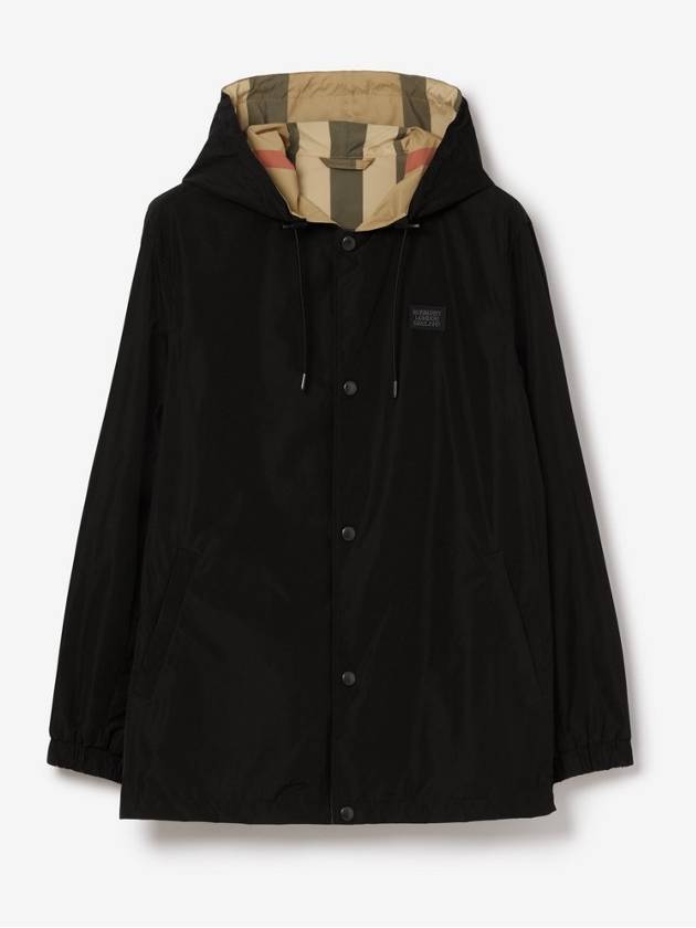 Reversible Check Hooded Jacket Archive Beige - BURBERRY - BALAAN 2