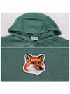 Fox Head Patch Regular Hoodie Teal Grey - MAISON KITSUNE - BALAAN 6