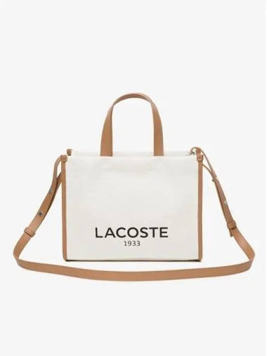 Women s Heritage Canvas Tote Cross Bag NF4641T54N K02 Domestic Product GQ2N24092438020 - LACOSTE - BALAAN 1