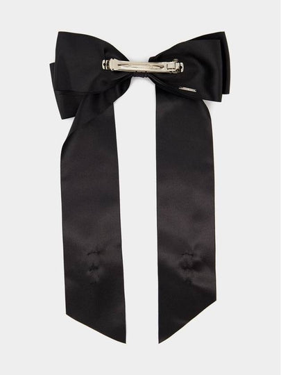 Flower Bow Hair Clip - Simone Rocha - Polyester - Black - SIMONE ROCHA - BALAAN 2