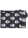 Skull Strap Card Wallet Black - ALEXANDER MCQUEEN - BALAAN 4