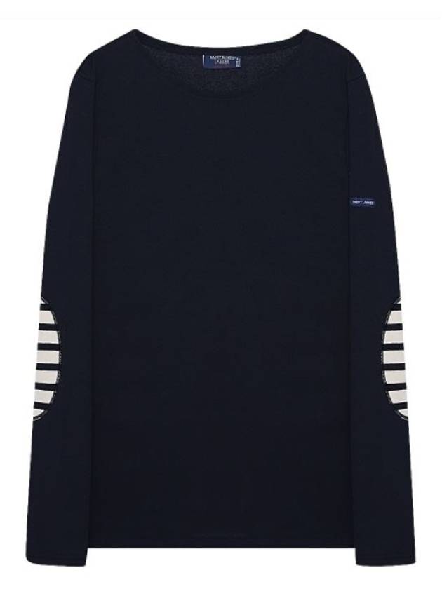 Merid Mode Elbow Patch Long Sleeve T-Shirt Navy - SAINT JAMES - BALAAN 2