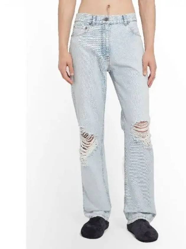 BURTED distressed denim pants 271021 - THE ROW - BALAAN 1