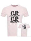 30/1 Jersey Graphic Short Sleeve T-Shirt Pink - CP COMPANY - BALAAN 2